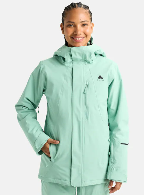 Load image into Gallery viewer, Burton Women's Reserve 2L Insulated Stretch Snow Jacket Soft Sage 3025810EWV
