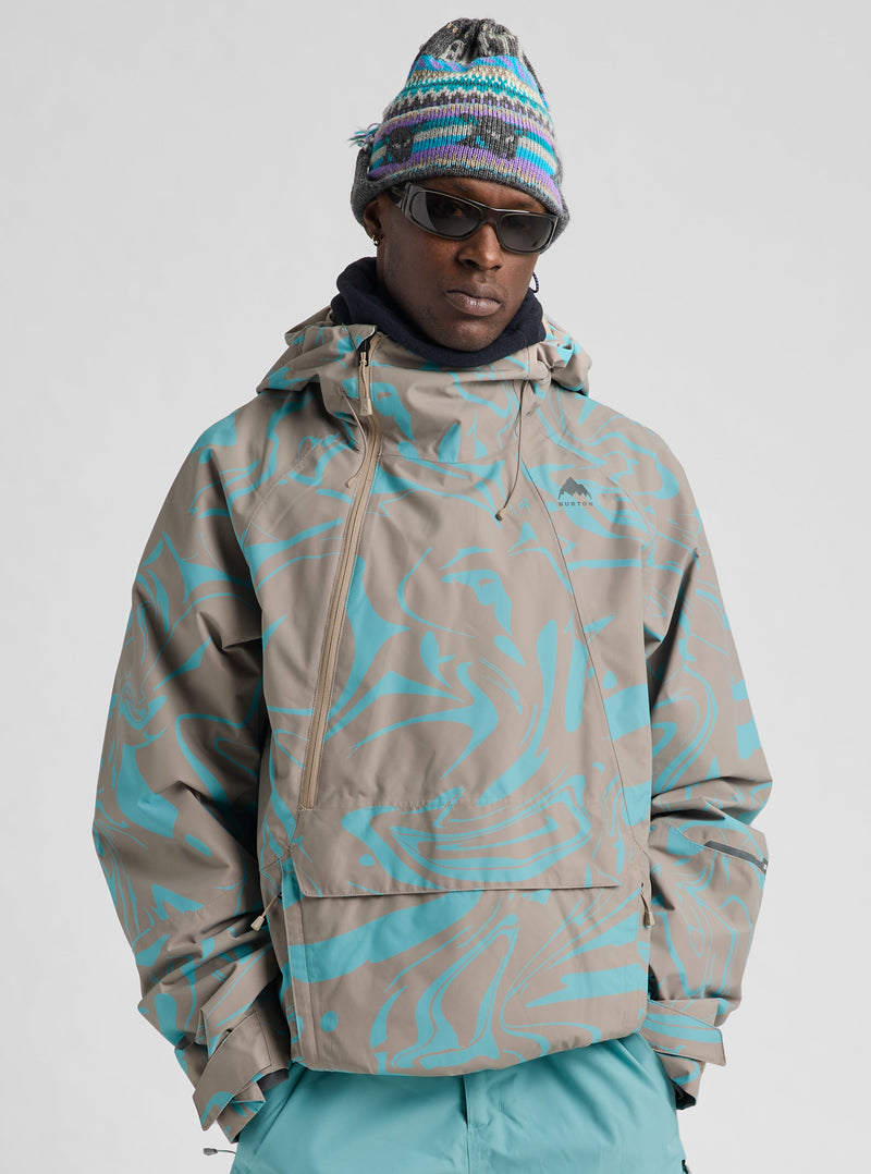 Load image into Gallery viewer, Burton Men's Reserve 2L Relaxed Anorak Snow Jacket Liquid Mineral 3025910EV
