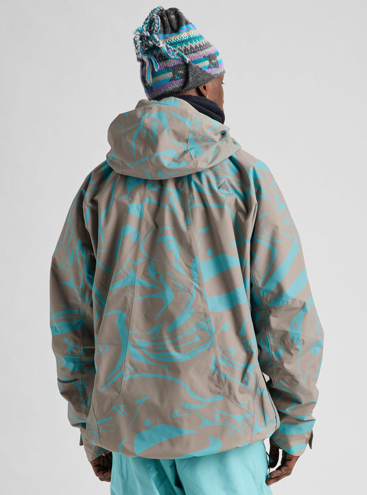 Burton Men's Reserve 2L Relaxed Anorak Snow Jacket Liquid Mineral 3025910EV