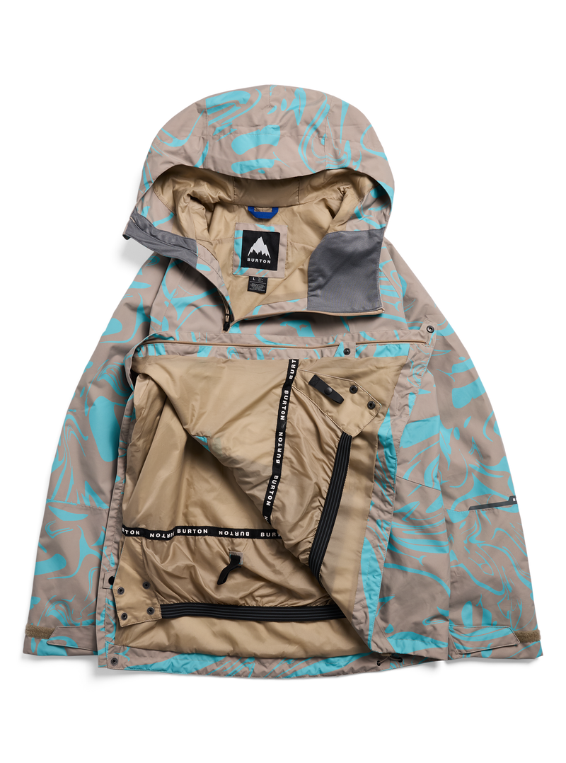 Load image into Gallery viewer, Burton Men's Reserve 2L Relaxed Anorak Snow Jacket Liquid Mineral 3025910EV
