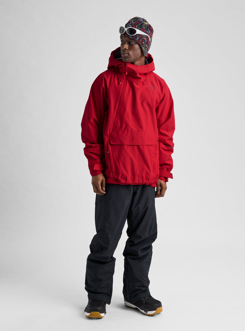 Load image into Gallery viewer, Burton Men's Reserve 2L Relaxed Anorak Snow Jacket Geranium Red 3025910E8F

