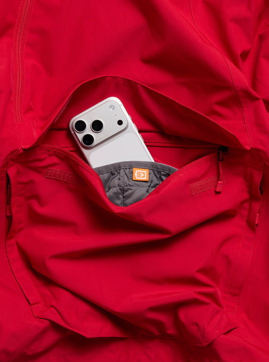 Burton Men's Reserve 2L Relaxed Anorak Snow Jacket Geranium Red 3025910E8F