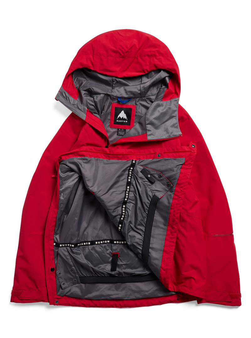 Load image into Gallery viewer, Burton Men's Reserve 2L Relaxed Anorak Snow Jacket Geranium Red 3025910E8F
