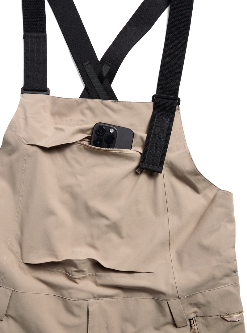 Load image into Gallery viewer, Burton Men's Reserve 2L Bib Snow Pants Summit Taupe 3026510AH2
