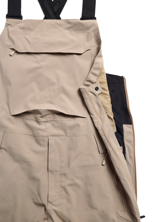 Burton Men's Reserve 2L Bib Snow Pants Summit Taupe 3026510AH2