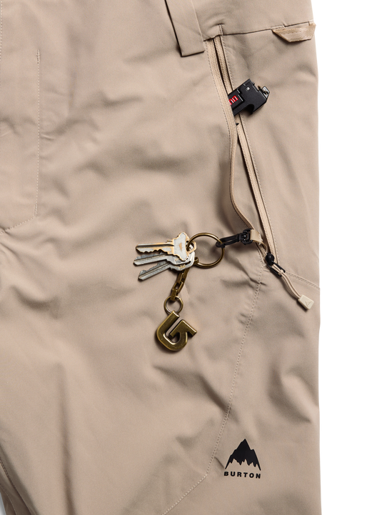Burton Men's Reserve 2L Bib Snow Pants Summit Taupe 3026510AH2
