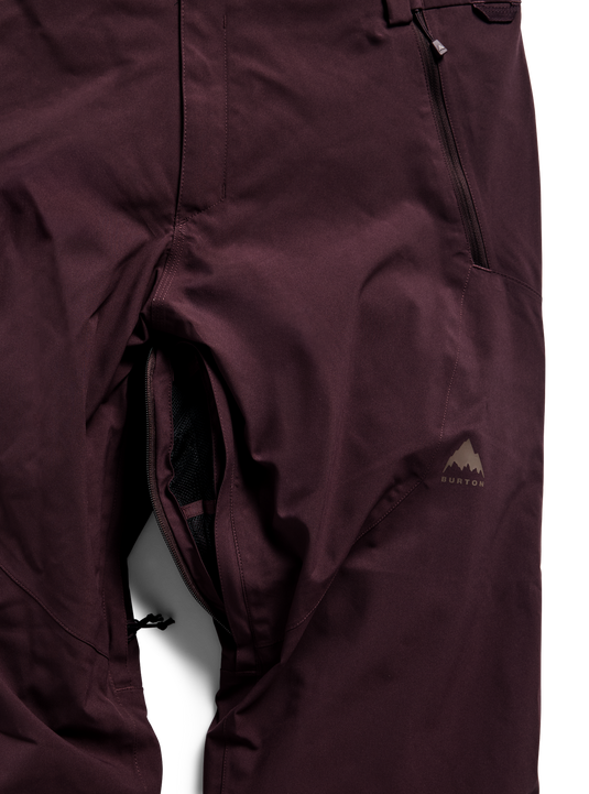 Burton Men's Reserve 2L Bib Snow Pants Bear Hug Brown 3026510E5C