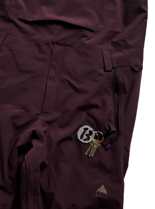 Burton Men's Reserve 2L Bib Snow Pants Bear Hug Brown 3026510E5C