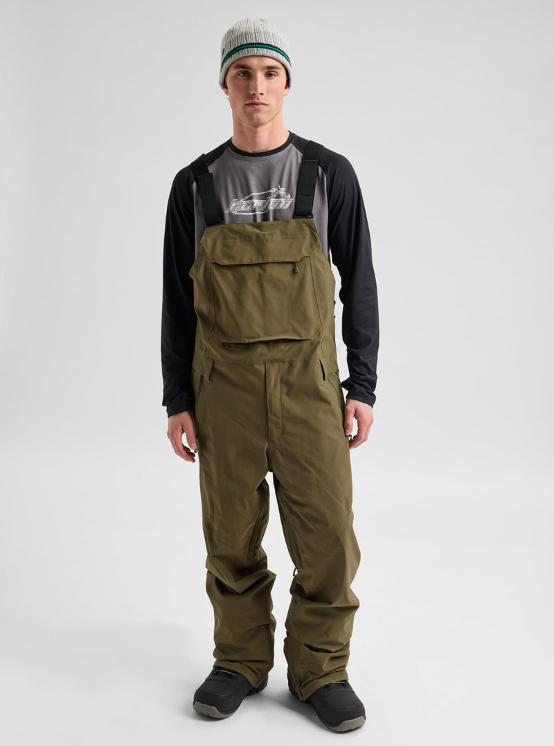 Load image into Gallery viewer, Burton Men's Reserve 2L Bib Snow Pants Dried Moss 3026510E7N
