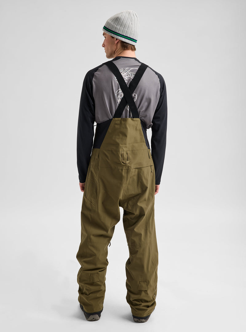 Load image into Gallery viewer, Burton Men's Reserve 2L Bib Snow Pants Dried Moss 3026510E7N
