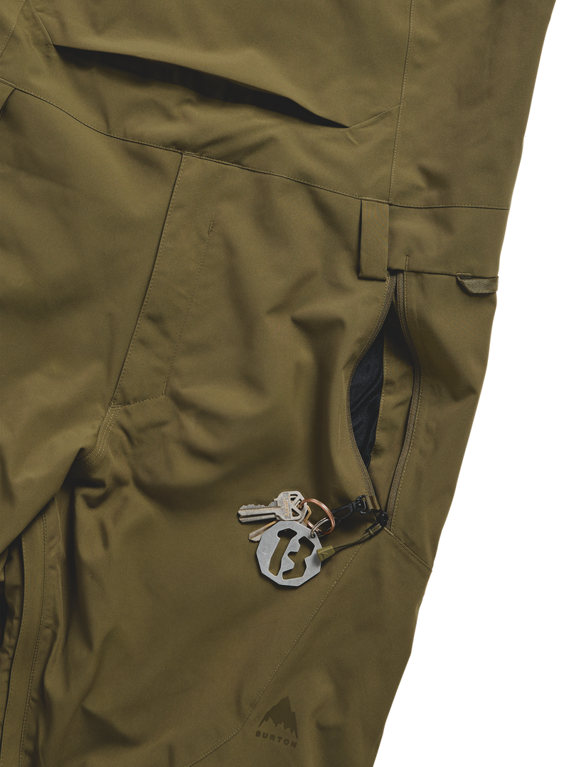 Load image into Gallery viewer, Burton Men's Reserve 2L Bib Snow Pants Dried Moss 3026510E7N
