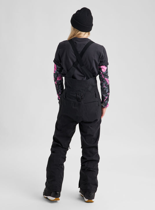 Burton Women's Reserve 2L Stretch Bib Pants True Black 3026610A04
