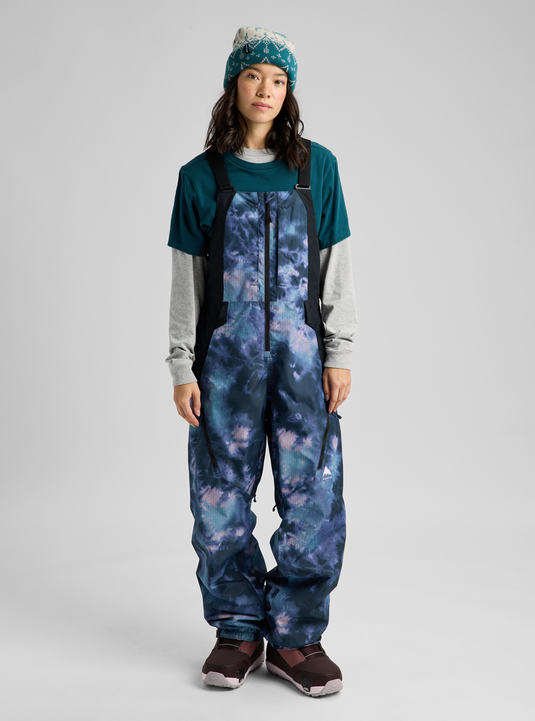 Burton Women's Burton Reserve 2L Bib Pants Crystal Dye/True Black 3027010E6P