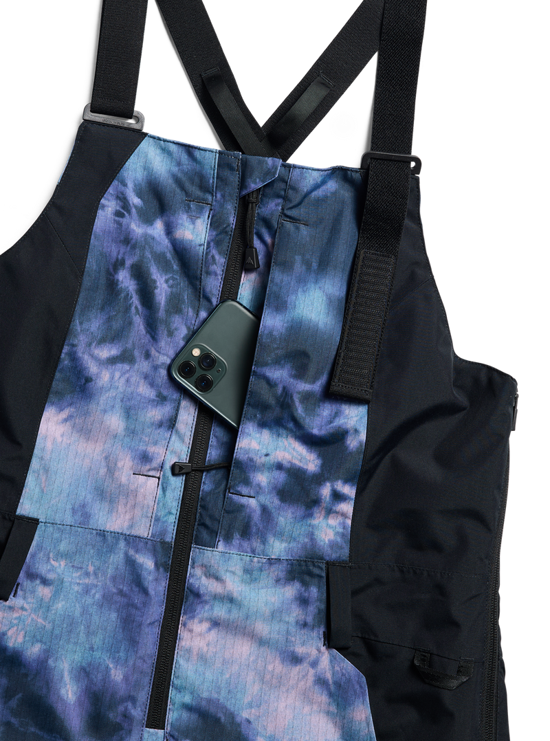 Load image into Gallery viewer, Burton Women's Burton Reserve 2L Bib Pants Crystal Dye/True Black 3027010E6P
