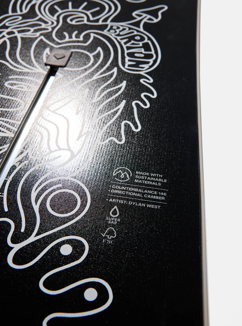 Load image into Gallery viewer, Burton Men&#39;s Counterbalance Camber 162 Snowboard Hallucinate 3028810EWSRG162
