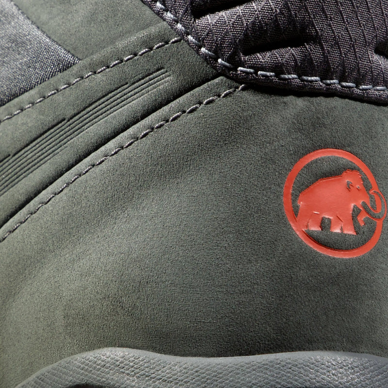 Load image into Gallery viewer, Mammut Men's Mercury IV Mid Leather Shoes Black/Hot Red 3030-04851-00654
