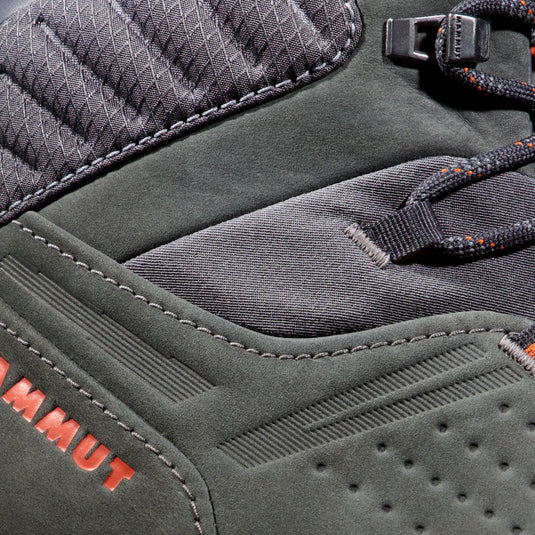 Mammut Men's Mercury IV Mid Leather Shoes Black/Hot Red 3030-04851-00654