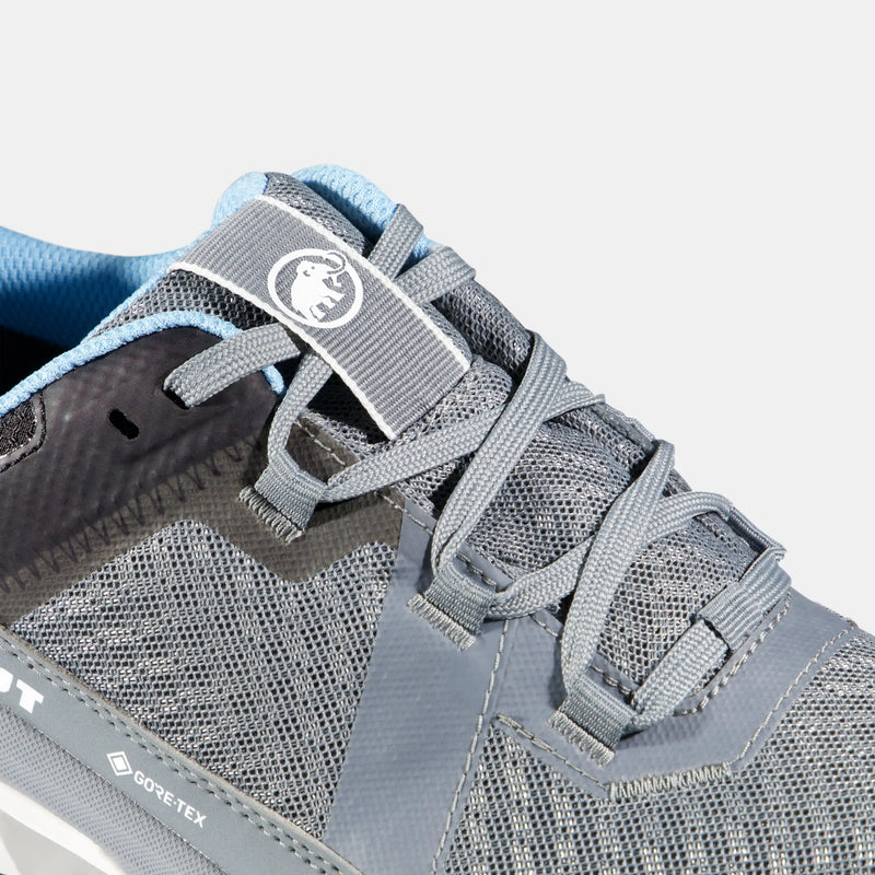 Load image into Gallery viewer, Mammut Women's Girun II Low GTX Shoes Alloy/Light Glacier Blue 3030-05391-00806
