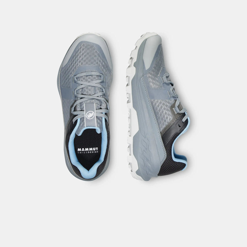 Load image into Gallery viewer, Mammut Women's Girun II Low GTX Shoes Alloy/Light Glacier Blue 3030-05391-00806
