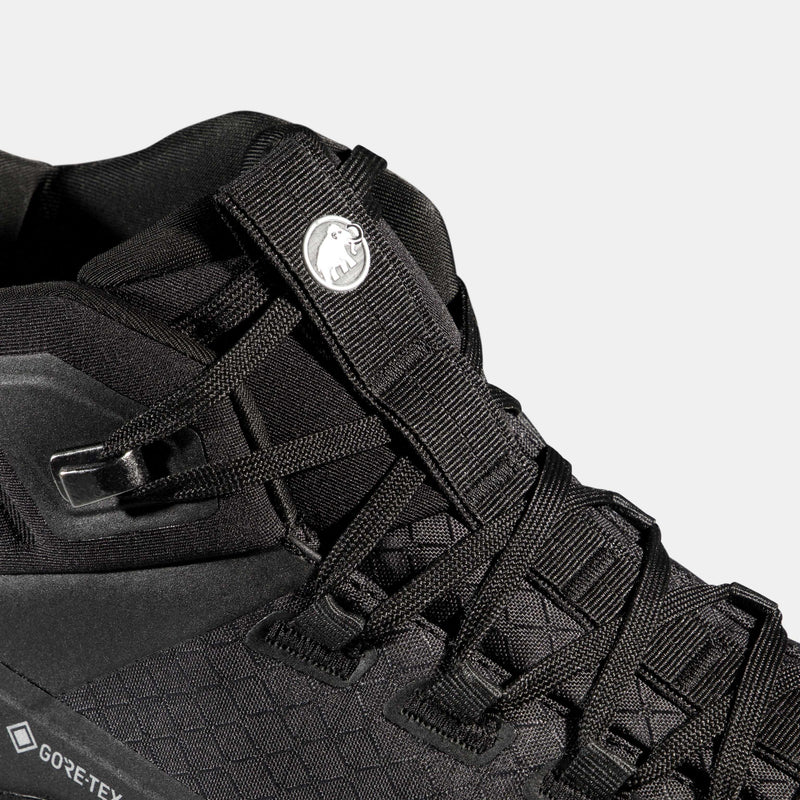 Load image into Gallery viewer, Mammut Women's Sertig III Mid GTX Shoes Black 3030-05580-0001
