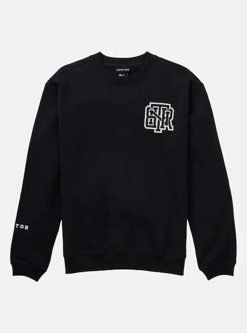 Burton Unisex Collegiate Crewneck Sweatshirt True Black 3031610A04