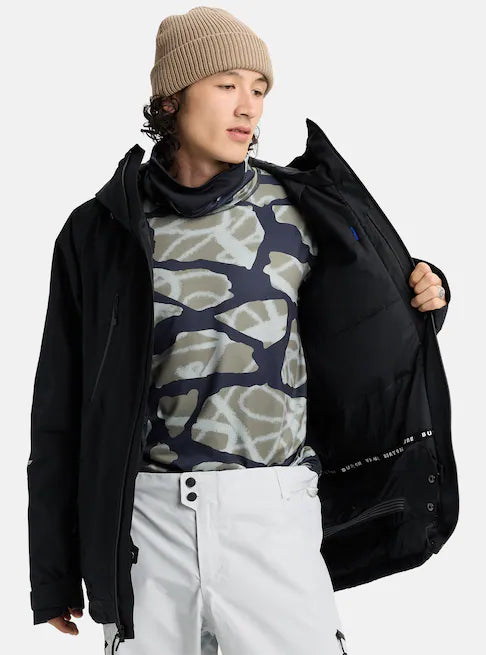 Burton Men's Reserve GORE-TEX 2L Insulated Snow Jacket True Black 3041110A04