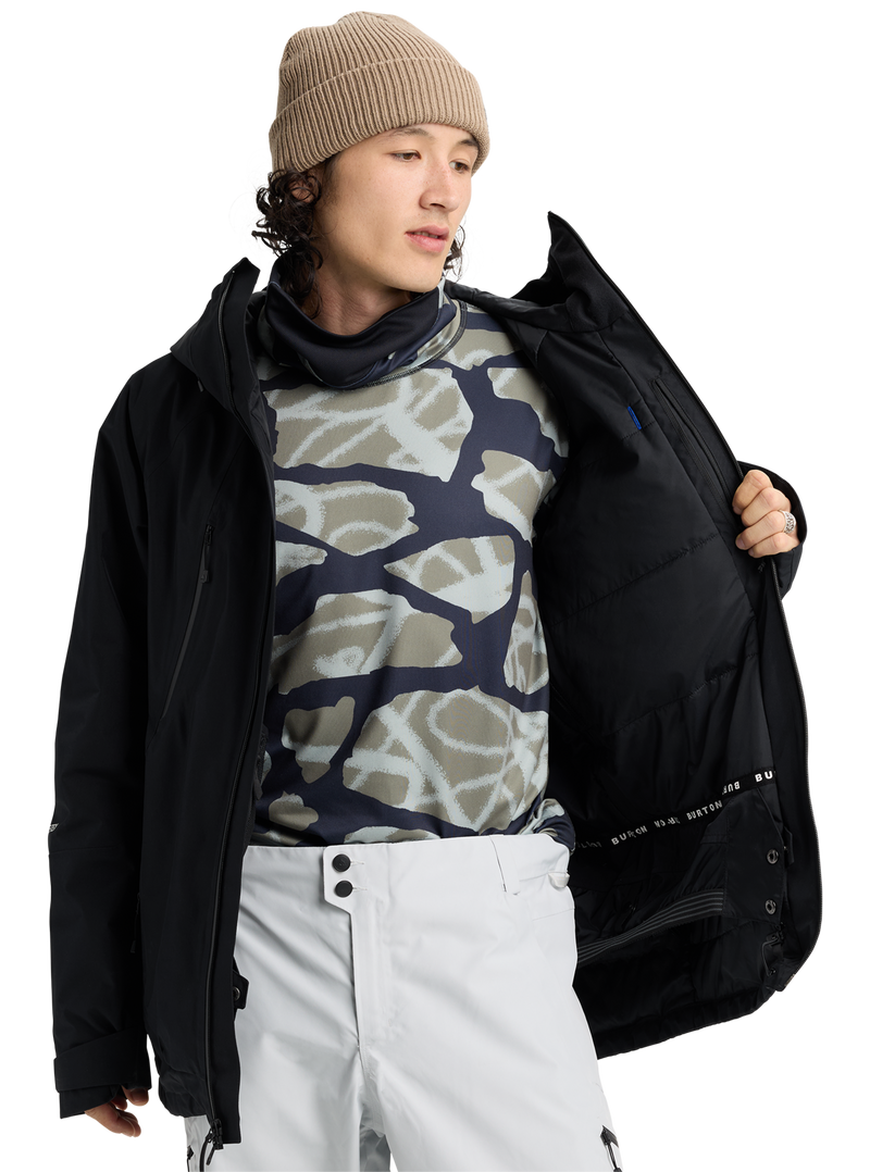 Load image into Gallery viewer, Burton Men's Reserve GORE-TEX 2L Insulated Snow Jacket True Black 3041110A04
