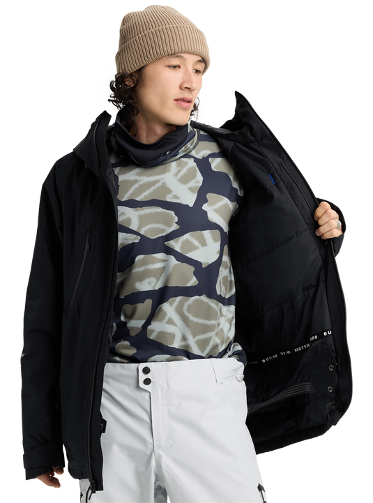 Burton Men's Reserve GORE-TEX 2L Insulated Snow Jacket True Black 3041110A04