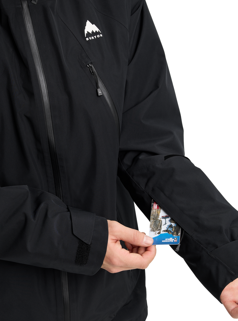 Load image into Gallery viewer, Burton Men's Reserve GORE-TEX 2L Insulated Snow Jacket True Black 3041110A04
