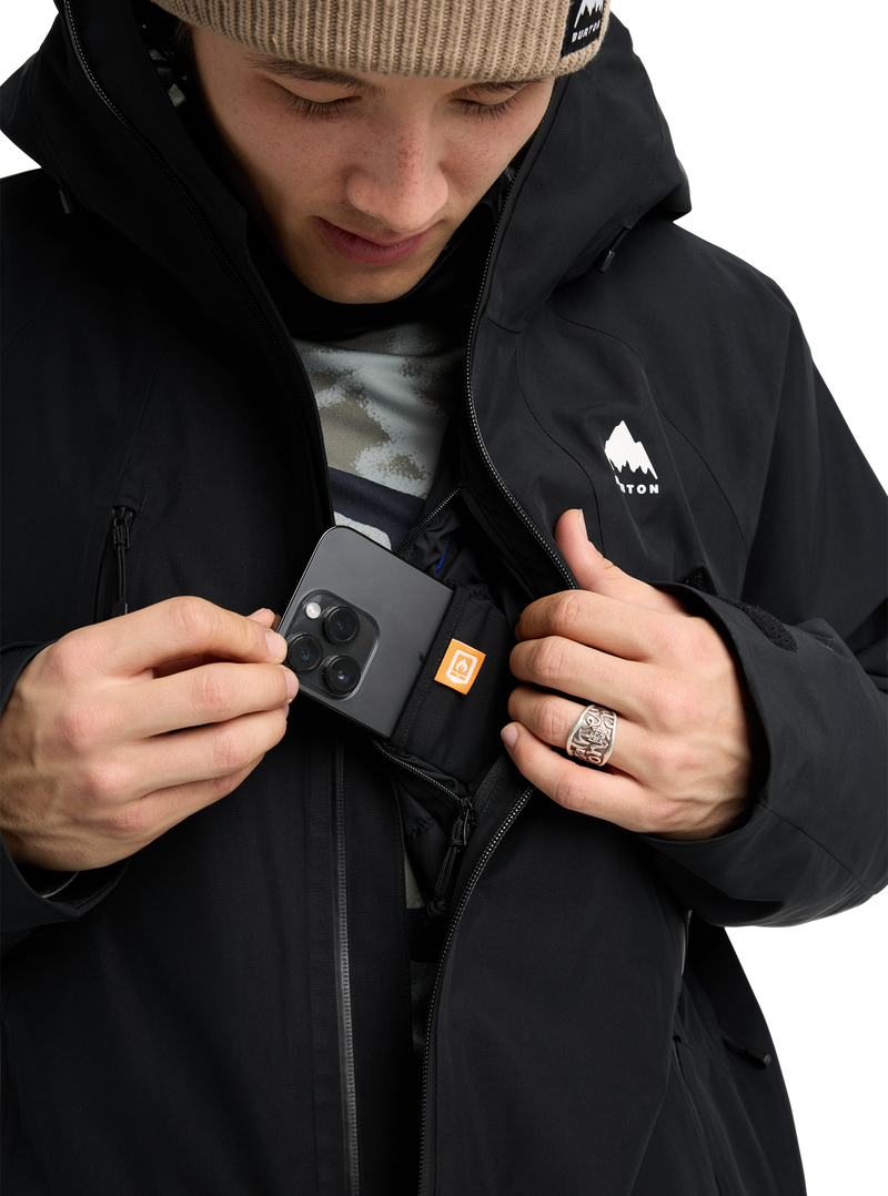 Load image into Gallery viewer, Burton Men's Reserve GORE-TEX 2L Insulated Snow Jacket True Black 3041110A04
