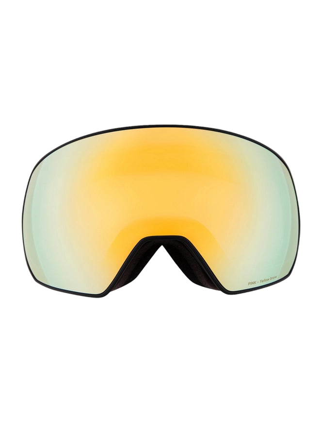 Load image into Gallery viewer, Red Bull Unisex Spect Fink Black Snow Goggles Smoke/Yellow Mirror FINK-02YE2

