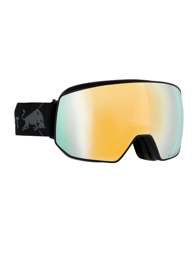 Load image into Gallery viewer, Red Bull Unisex Spect Fink Black Snow Goggles Smoke/Yellow Mirror FINK-02YE2
