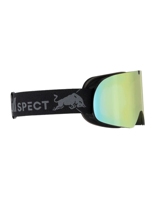 Red Bull Unisex Spect Soar Black Snow Goggles Smoke/Yellow Mirror SOAR-13YE2