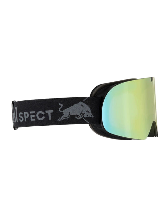 Red Bull Unisex Spect Soar Black Snow Goggles Smoke/Yellow Mirror SOAR-13YE2