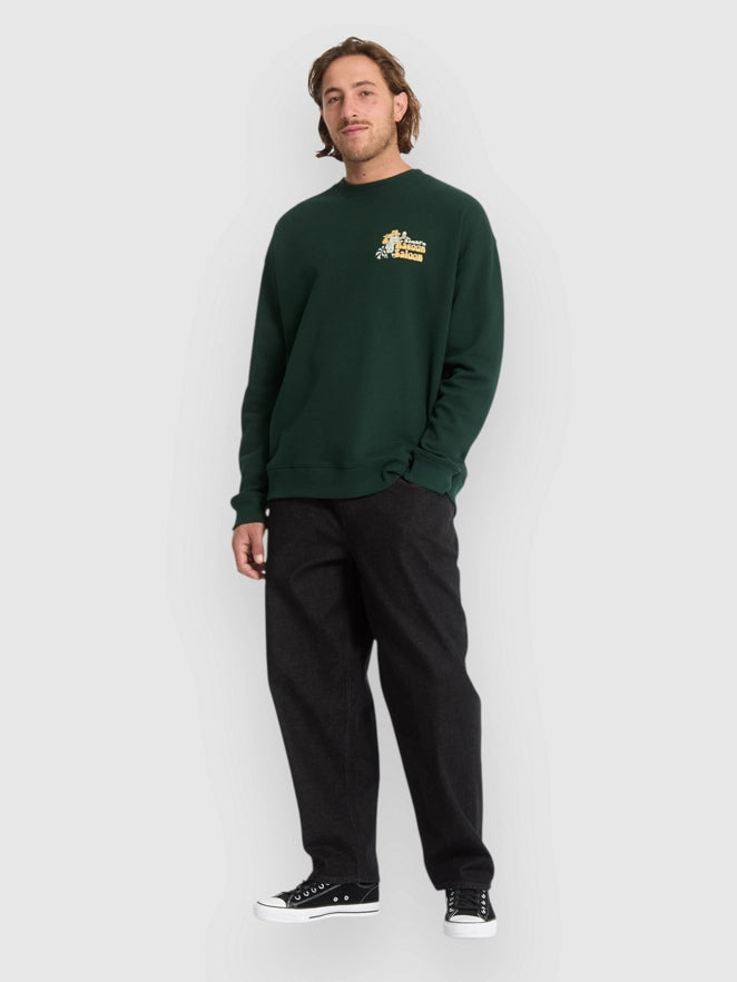 Load image into Gallery viewer, Volcom Men&#39;s Racoon Crew Sweatshirt Scarab A4632508_SCB
