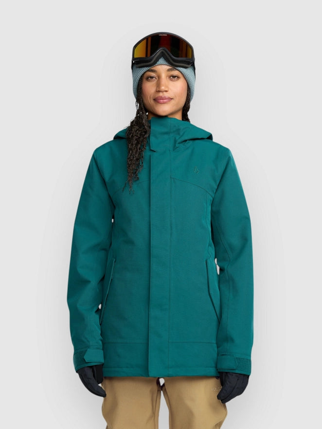 Load image into Gallery viewer, Volcom Women&#39;s Stoney Shadow Insulated Snow Jacket Atlantic Deep H0452607-ATD
