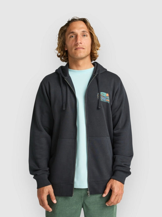 Billabong Men's Webcast Zip Hoodie Black EBYSF00178-BLK