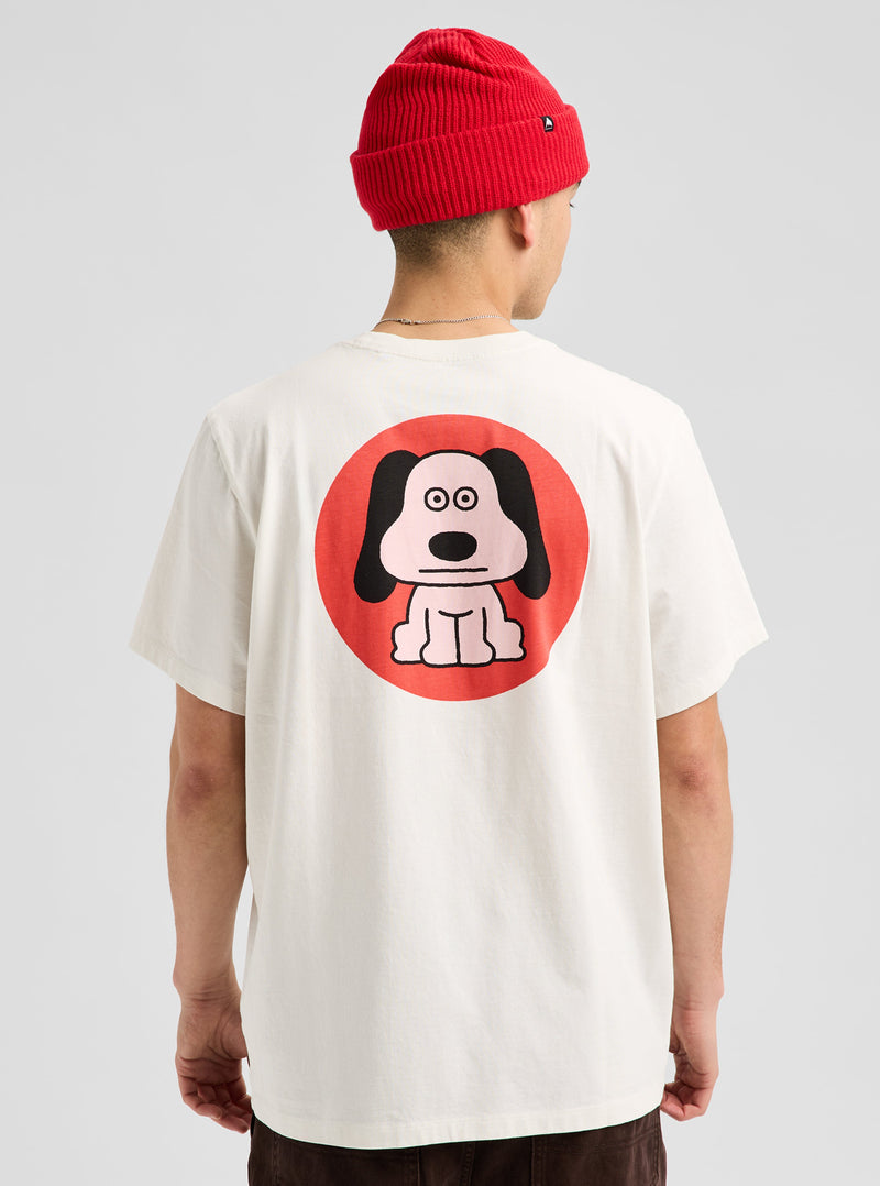 Load image into Gallery viewer, Burton Unisex Process 27 Short Sleeve T-Shirt Stout White 3075110A26

