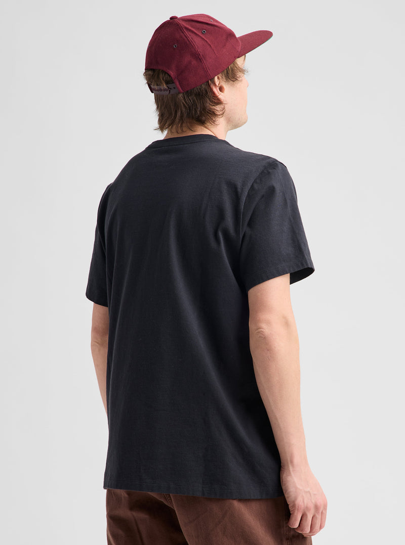 Load image into Gallery viewer, Burton Unisex Rider 27 Short Sleeve T-Shirt True Black 3075310A04
