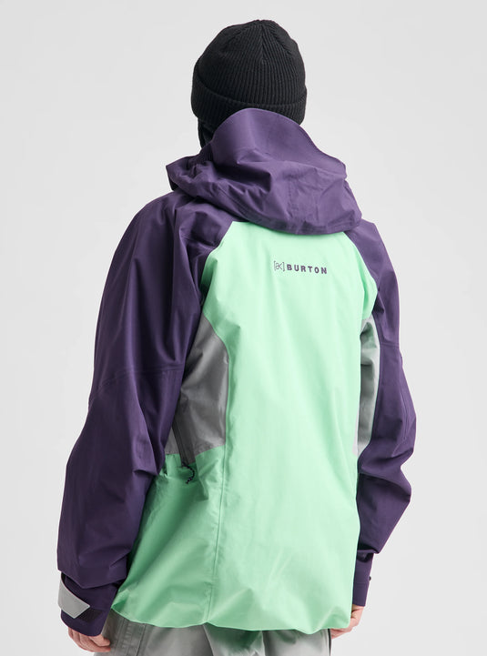 Burton Men's [ak] Swash Synthetic Insulated GORE-TEX 2L Snow Jacket Nightshade Purple/Apparition Gray/Green Voltage 3075710E4RRG0