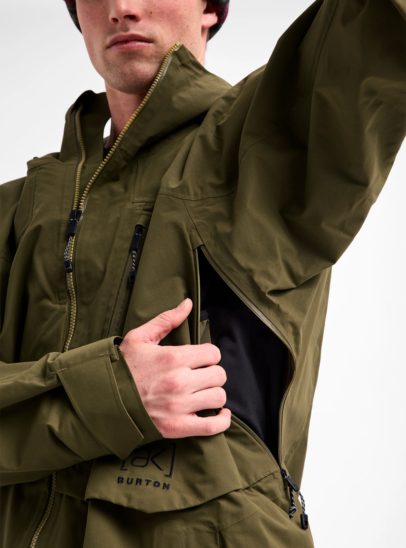 Load image into Gallery viewer, Burton Men's [ak] Cyclic GORE-TEX 2L Snow Jacket Dried Moss 3076310E7NRG0
