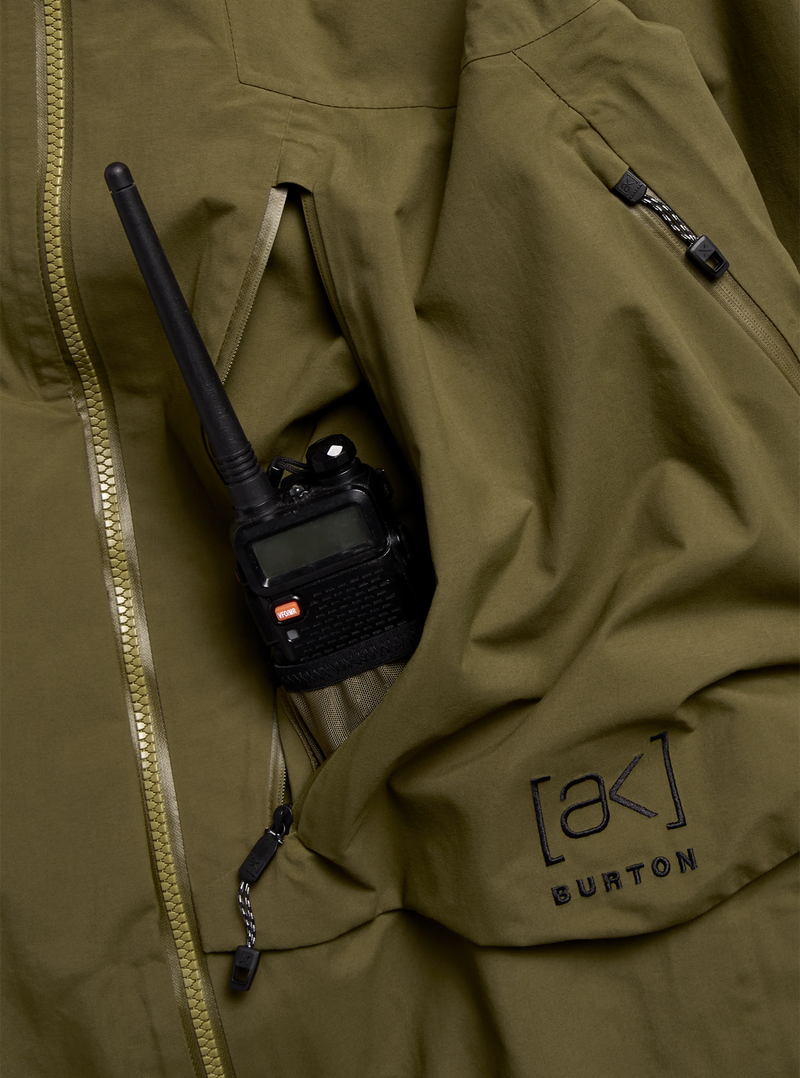 Load image into Gallery viewer, Burton Men's [ak] Cyclic GORE-TEX 2L Snow Jacket Dried Moss 3076310E7NRG0
