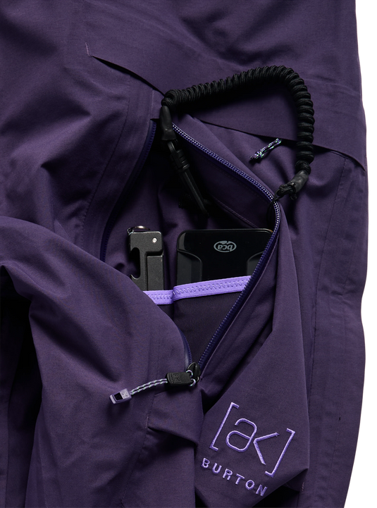 Burton Men's [ak] Cyclic GORE-TEX 2L Bib Snow Pants Nightshade Purple 3076510E7ZRG0
