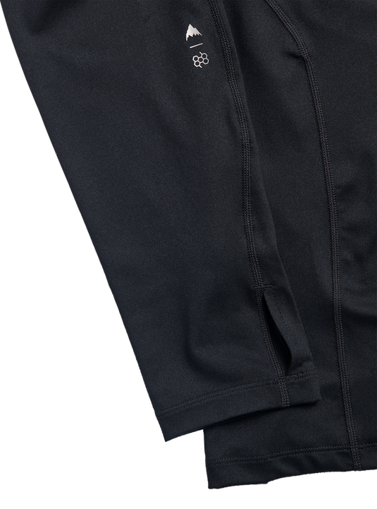 Burton Men's Synthetic Midweight Base Layer Crew True Black 3077310A04RG