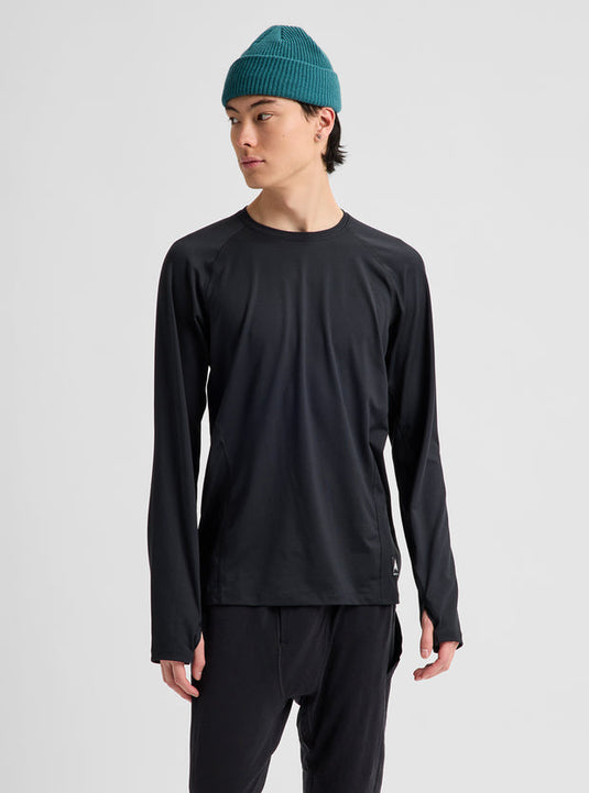 Burton Men's Synthetic Midweight Base Layer Crew True Black 3077310A04RG