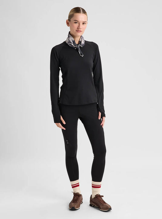 Burton Women's Synthetic Midweight Base Layer Crew True Black 3077410A04RG