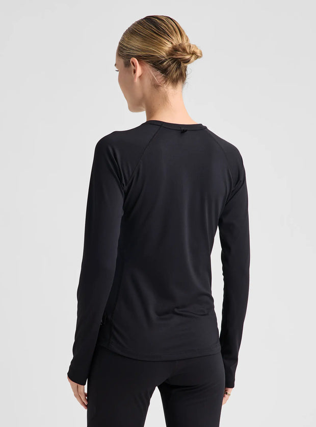 Load image into Gallery viewer, Burton Women's Synthetic Midweight Base Layer Crew True Black 3077410A04RG
