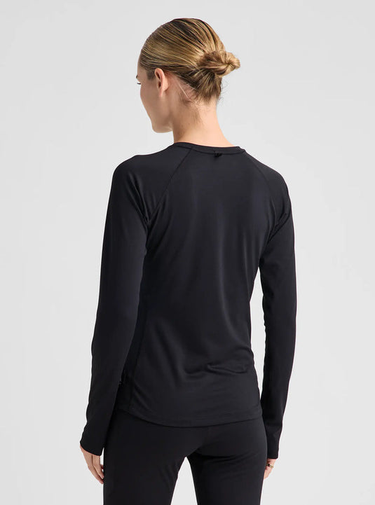 Burton Women's Synthetic Midweight Base Layer Crew True Black 3077410A04RG