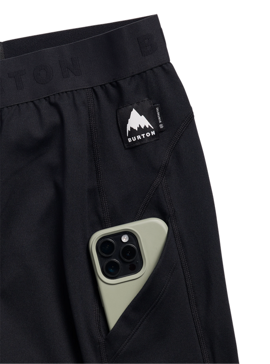 Burton Men's Synthetic Midweight Base Layer Pants True Black 3077510A04RG