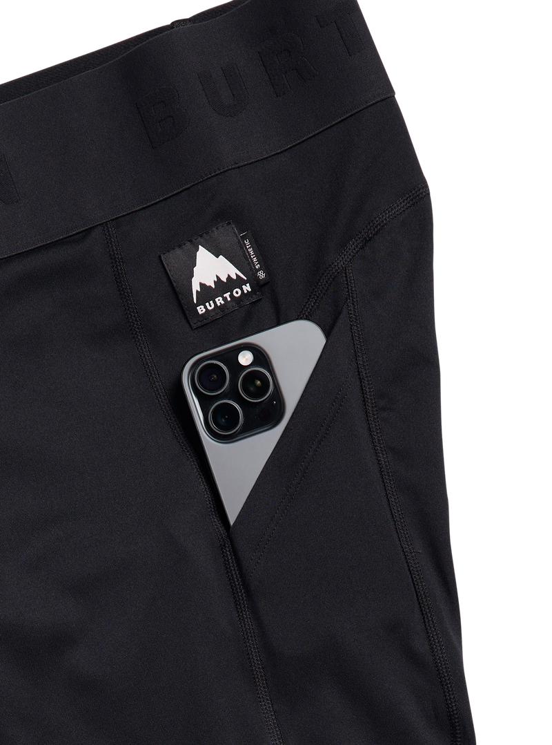 Load image into Gallery viewer, Burton Women's Synthetic Midweight Base Layer Pants True Black 3077610A04RG0
